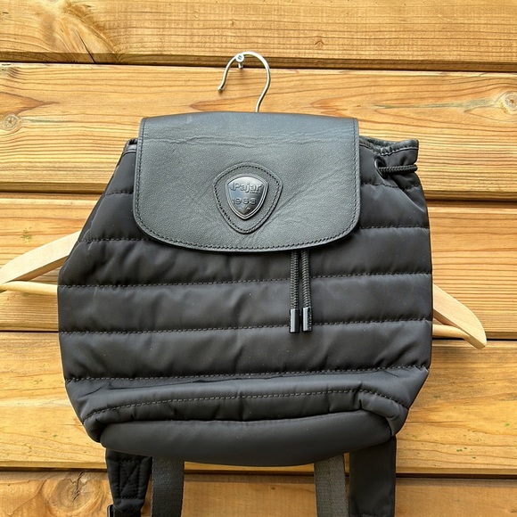PAJAR nylon/leather backpack - Picture 2 of 12